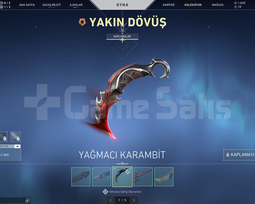 TR BÖLGE/ASİL VE YAĞMACI KARAMBİT/8 VANDAL 6 PHAN