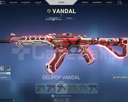 DELİPOP VANDAL VE KARAMBİT BIÇAK TR HESAP