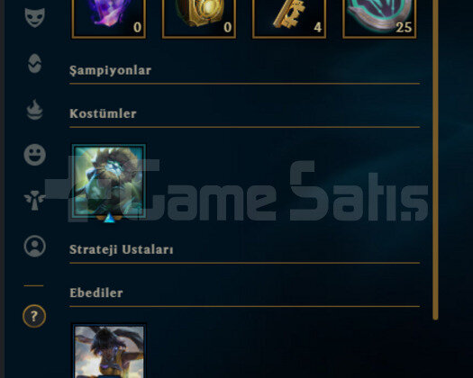 TR Hanmade Altın 4 Yüksek Winrate Acc