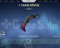 YAĞMACI KARAMBİT - 9 VANDAL VE +100 SKİN HESAP