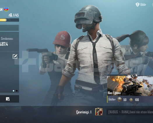 PUBG M. 4 SEVİYE KLAN