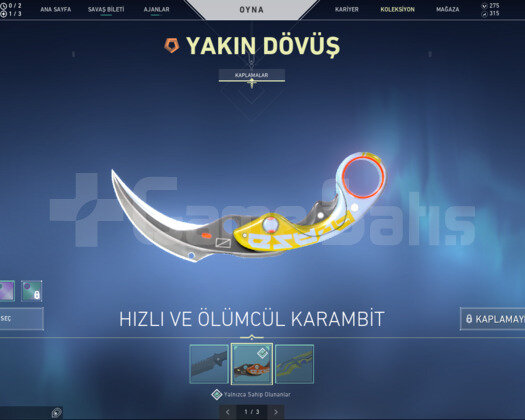 TR 4 VANDAL 4 PHANTOM 2 BIÇAK 3457 TL YATIRILMIŞ