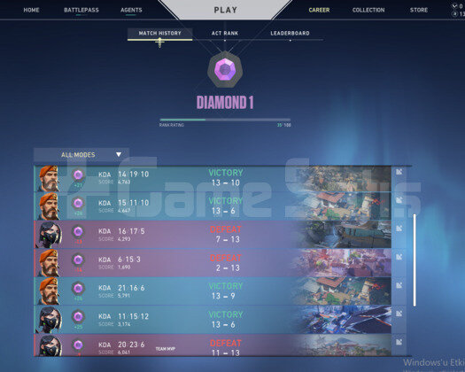 temiz elo Diamond 1 skinsiz hesap
