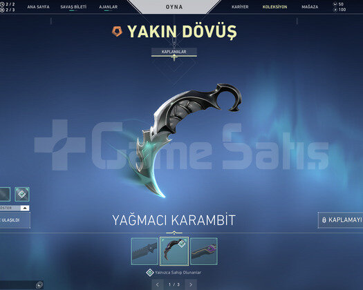 YAĞMACI KARAMBİT VE EJDER VANDAL TR HESAP