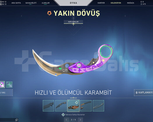 KARAMBİT VE ASİL VANDAL ALTIN HESAP