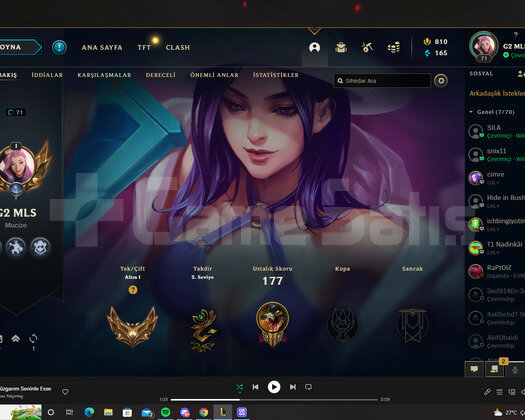 TR LEVEL 71,23 SKİN,GOLD 1 810 RP