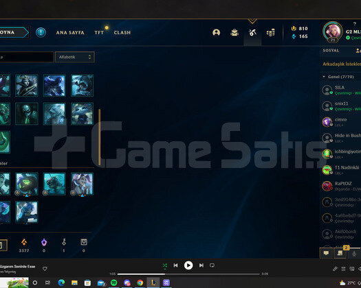TR LEVEL 71,23 SKİN,GOLD 1 810 RP