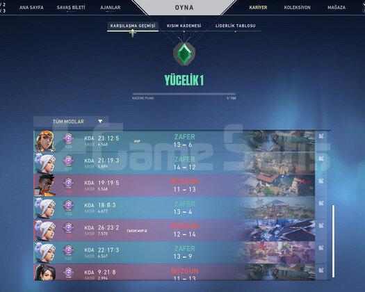YÜCELİK 1 FRESH HESAP - AŞIRI YÜKSEK MMR