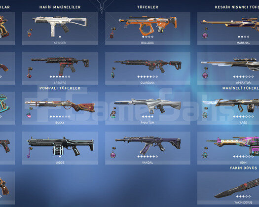 +450 Satış/17 Bıçak/13 Vandal/15 Phantom/Dopdolu