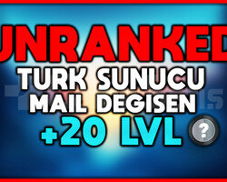 TR SERVER/MAİL DEĞİŞEN RANKED HAZIR HESAPLAR/