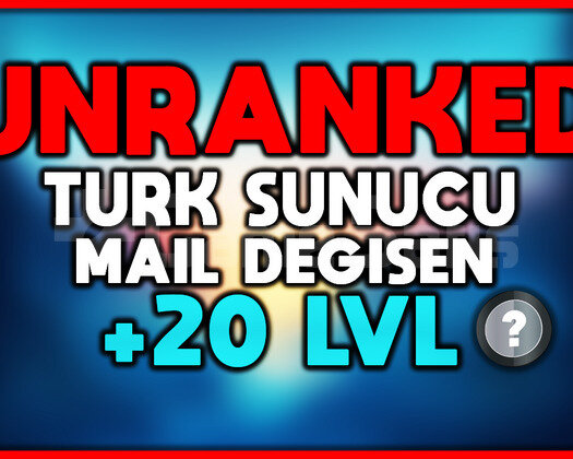 TR SERVER/MAİL DEĞİŞEN RANKED HAZIR HESAPLAR/