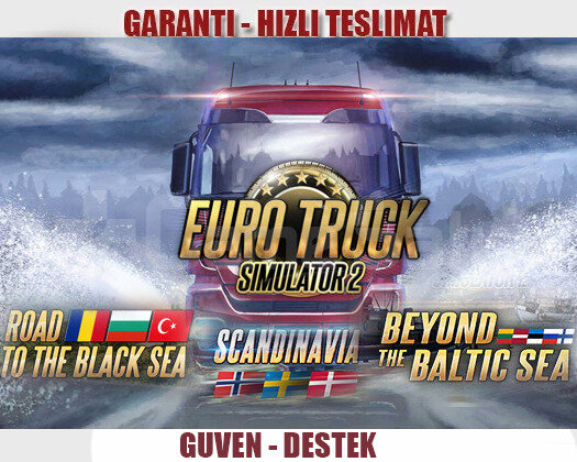 Euro Truck Simulator 2 + DLC + Garanti + Destek