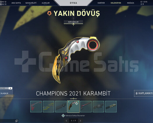 +475Satış/2 TaneChampion Sett/8 Vandal/Dehşet Dolu