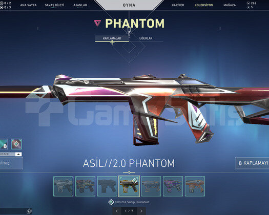 +475Satış/Yitik Bıçak/8Vandal/7 Phantom/Dolu Hesap