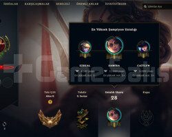 TR/Altın 2 - 27 Şampiyon - 2 Skin +18LP