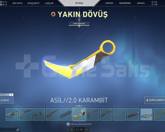 +475Satış/12 Bıçak/12 Vandal/11 Phantom/Dolu Hesap