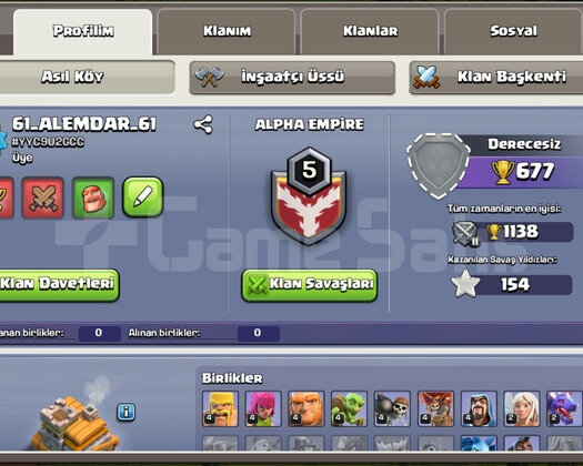 Clash Of Clans Emek Hesap