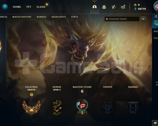 EUW GOLD 4 56 WR SOLO/Q HESAP