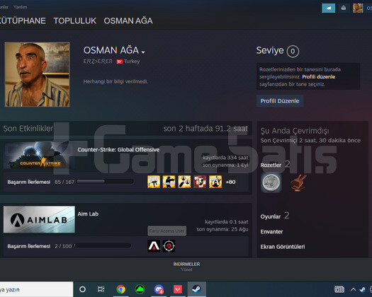 CS GO UYGUNA SEÇKİN HESAP 3 MADALYALI