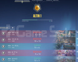 ALTIN 1 YÜKSEK MMR 50 KP YOK BÖYLE FİYATA