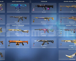 500Satış/Asil Sett/Oni Sett/Ejder Bıçak+100 Skin