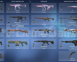 500Satış/Yağmacı Sett/Rgx Sett/Dopdolu +100Skin