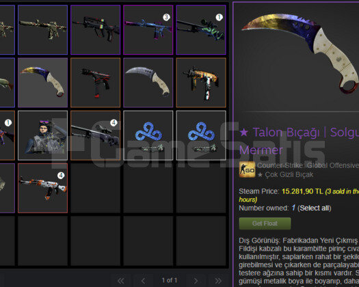 20.000 TL ENVANTERLİ CSGO HESABI