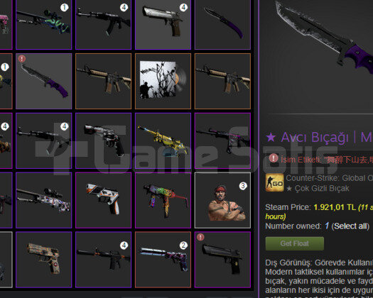 12.000 TL ENVANTERLİ CSGO HESABI