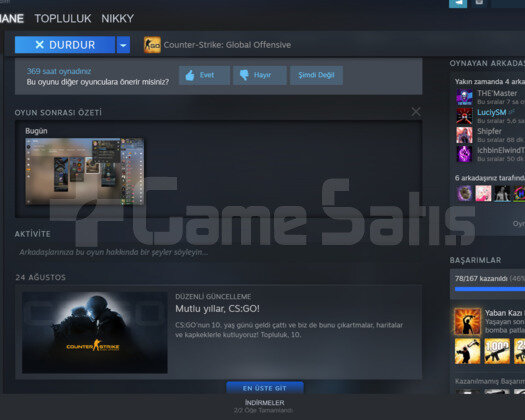 csgo prime hesap