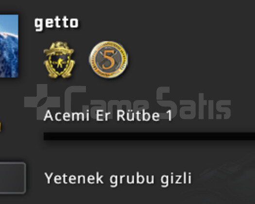 5+SADAKAT ROZETLI FULL PRIME SIFIR CSGO HESABI