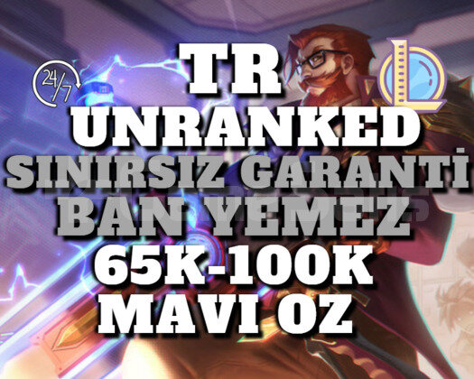 TR BAN RİSKSİZ 65K-100K 30 LEVEL UNRANKED