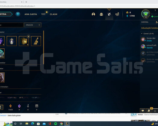 38 HERO 11 SKİN GOLD 2 HESAP 50LİRA