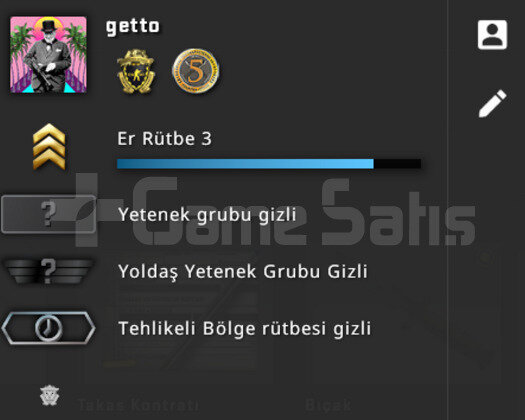 5+SADAKAT ROZET FULL PRIME SIFIR CSGO HESAP