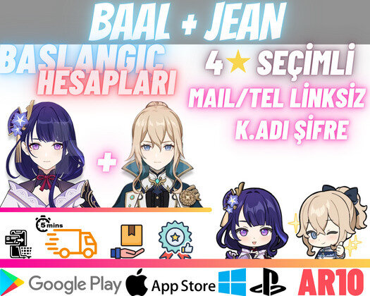EU | AR10 Raiden Shogun / BAAL + Jean - Başlangıç