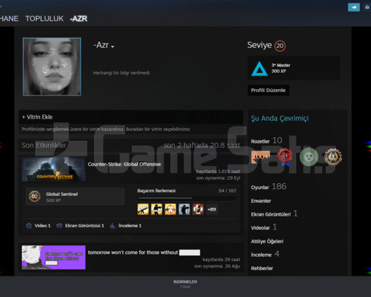 CSGO 1 MADALYA PRİME HESAP!