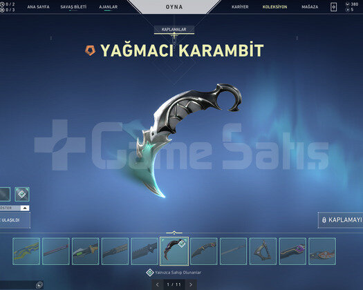 2Tane Yağmacı Set/11 Bıçak/8 Vandal/9 Phantom Dolu