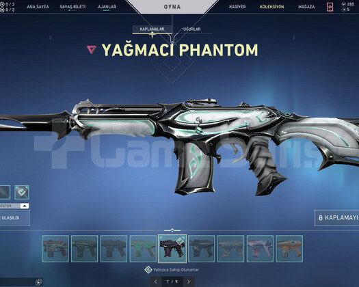 2Tane Yağmacı Set/11 Bıçak/8 Vandal/9 Phantom Dolu