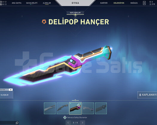 DELİPOP HANÇER VE 7 EFSANE VANDAL HESAP