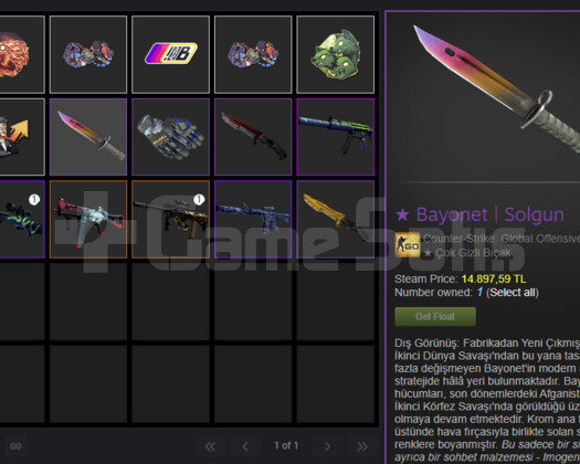 20.000 TL ENVANTERLİ CSGO HESABI
