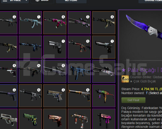 15.000 TL ENVANTERLİ CSGO HESABI