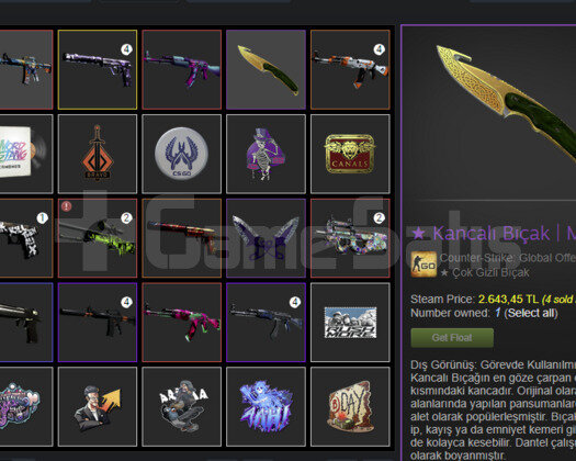 15.000 TL ENVANTERLİ CSGO HESABI
