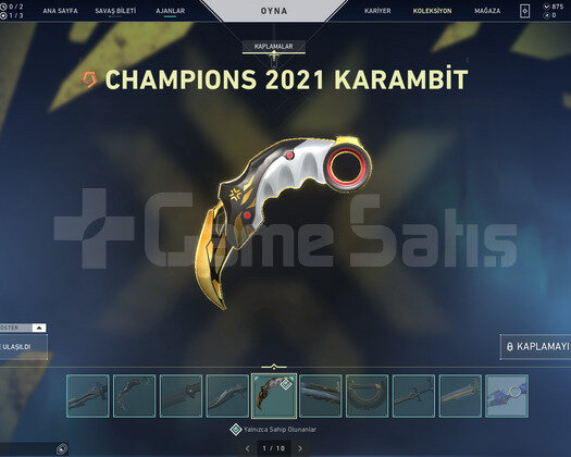 ChampionSET/10 Bıçak 9/Vandal Dopdolu Dehşet Hesap