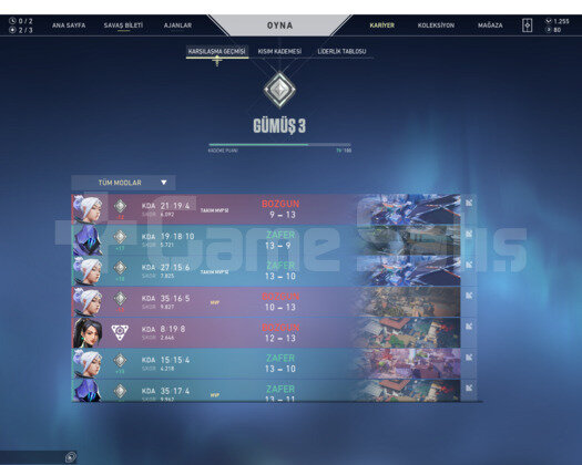 VALORANT ASİL VANDAL ASİL KARAMBİT BATTLE PASS