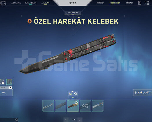 KELEBEK BIÇAK VE YİTİK VANDAL TR HESAP