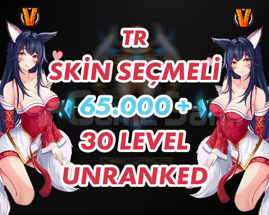 TR KOSTÜM SEÇİMLİ +65.000 MÖ 30 LEVEL UNRANKED