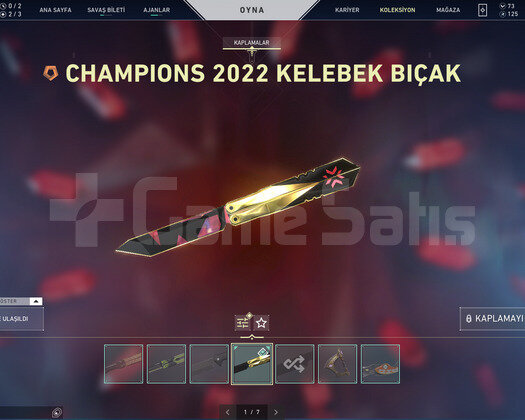 500Satış/Champion Sett/3 Tane Kelebek/Rgx Vandal