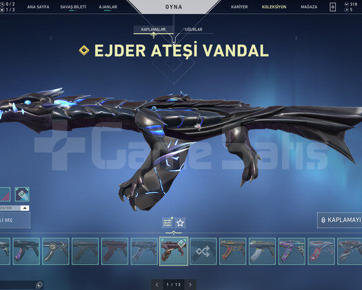 500Satış/9 Bıçak/13 Vandal/11 Phantom/Dopdolu