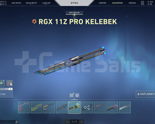 500Satış/Rgx Sett/9 Bıçak/Gaia Asil Vandal/Oni Pha