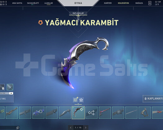500Satış/15 Bıçak/Yağmacı Vandal/Oni Rgx Phantom