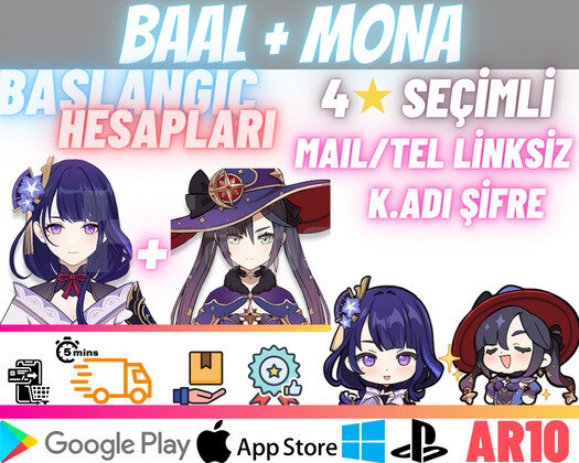 EU | AR10 Raiden Shogun / BAAL + Mona - Başlangıç